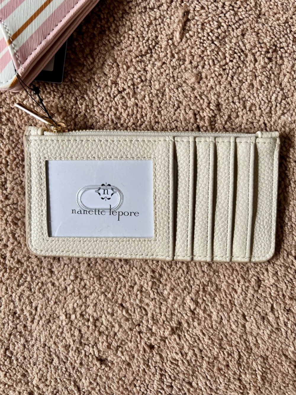 nanette lepore Pink Stripe Wallet with Card Holder - Picture 8 of 15